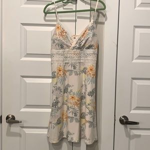 White Floral Dress